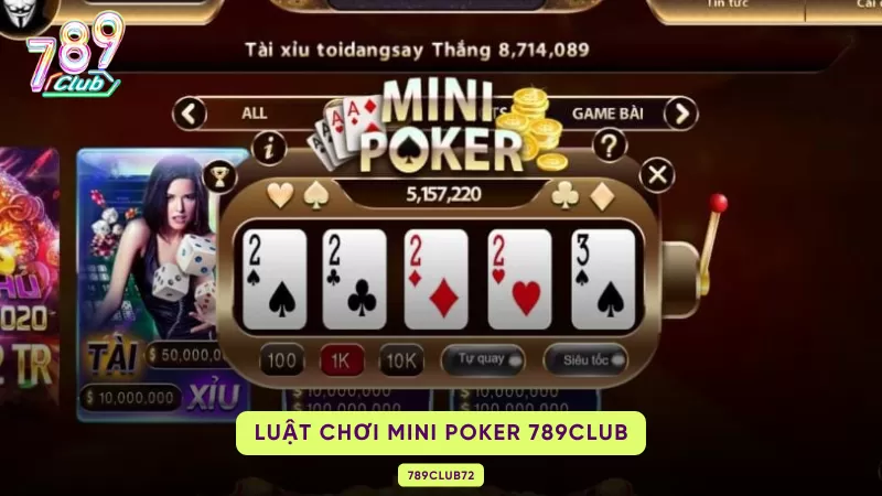 luật chơi minipoker